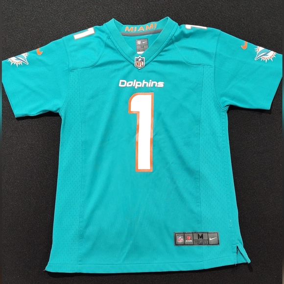 Nike Other - Nike Youth Miami Dolphins Tua Tagovailoa #1 Aqua Game Jersey Youth Medium 10/12